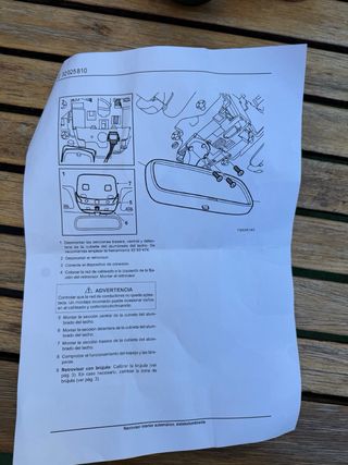 Espejo retrovisor interior Saab 93