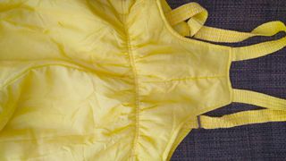 Salopette sci Brugi gialla vintage