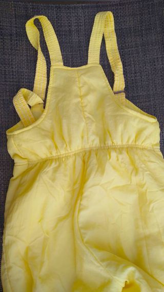 Salopette sci Brugi gialla vintage