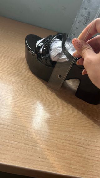 Sandalias de plataforma negras