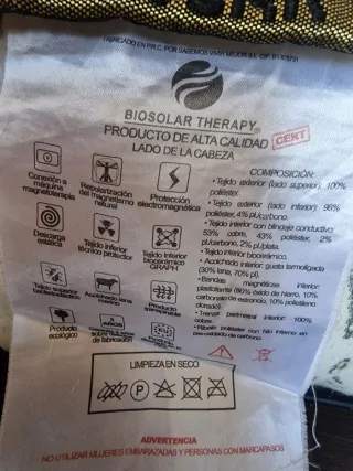 Manta Terapéutica Biosolar Therapy Serie Oro