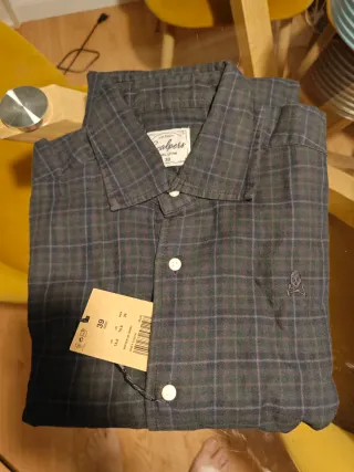 Camisa Scalpers cuadros talla 39