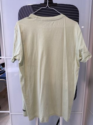 Camiseta Bershka S Verde Estampada