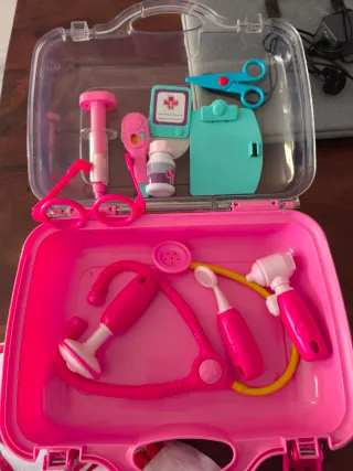 Maletín de enfermera médico rosa