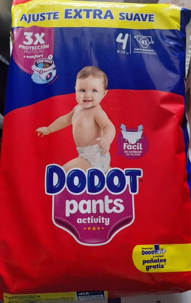 Dodot Pants Talla 4 (9-15 kg) - 43 uds