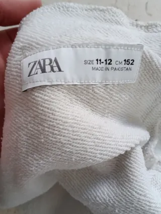 Pantalones cortos Zara blancos 11-12 años