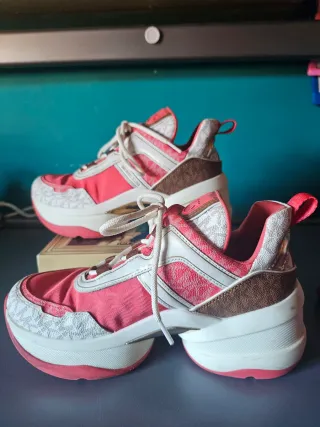 Michael Kors Bambas Rosas y Blancas