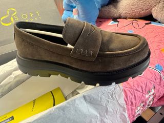 Mocassini scamosciati Stonefly uomo marrone 43