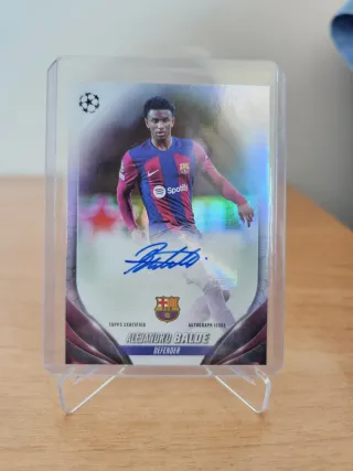 Alejandro Balde Auto Topps