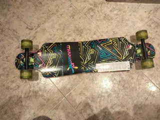 Skate Longboard Muuwmi Diseño Geométrico