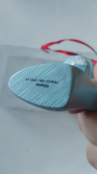 Disney Bolas Navidad Carruaje y Zapato Azul