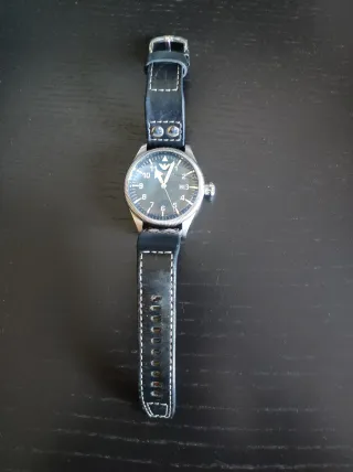 Reloj Emporio Armani Negro y Plateado