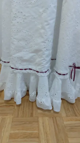 Conjunto Rociero Bordado perforado