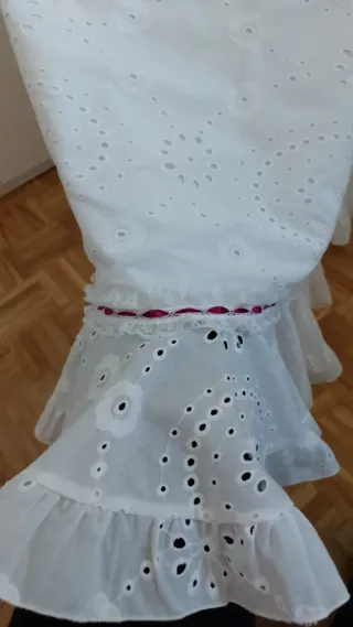 Conjunto Rociero Bordado perforado