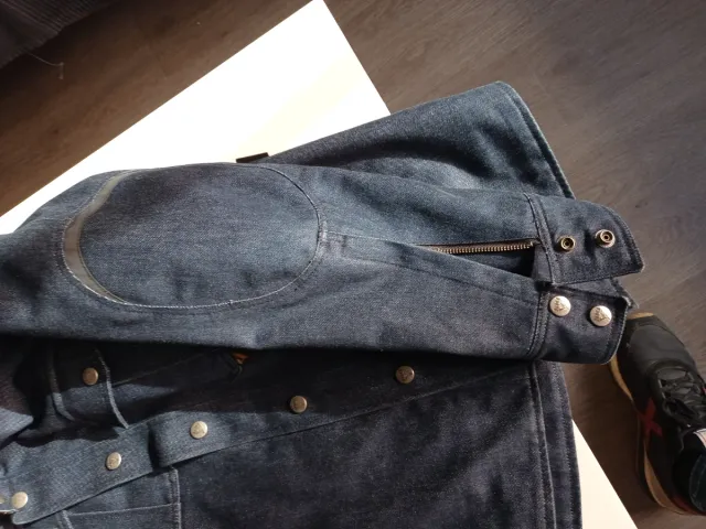 Chaqueta de moto vaquera