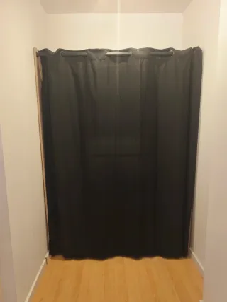 Armario vestidor abierto