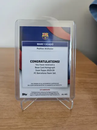 Marc Casado Auto Topps