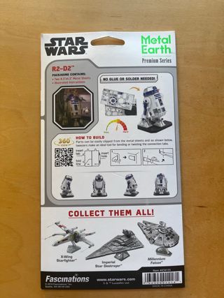 Metal Earth Star Wars R2-D2 Premium Series