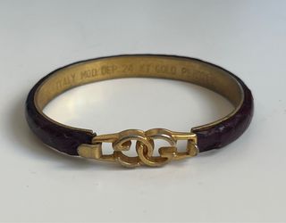 Pulsera Gucci Baño Oro 24k Vintage