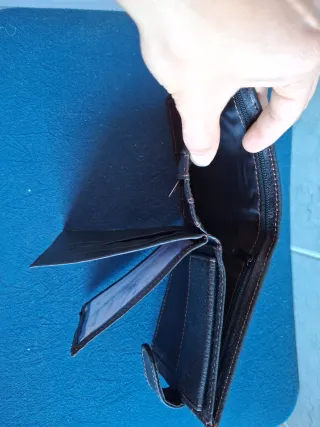 Portafoglio uomo in pelle marrone