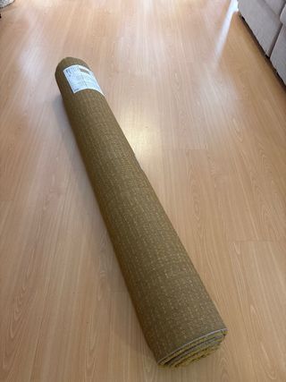 Alfombra Ikea LANGSTED amarilla