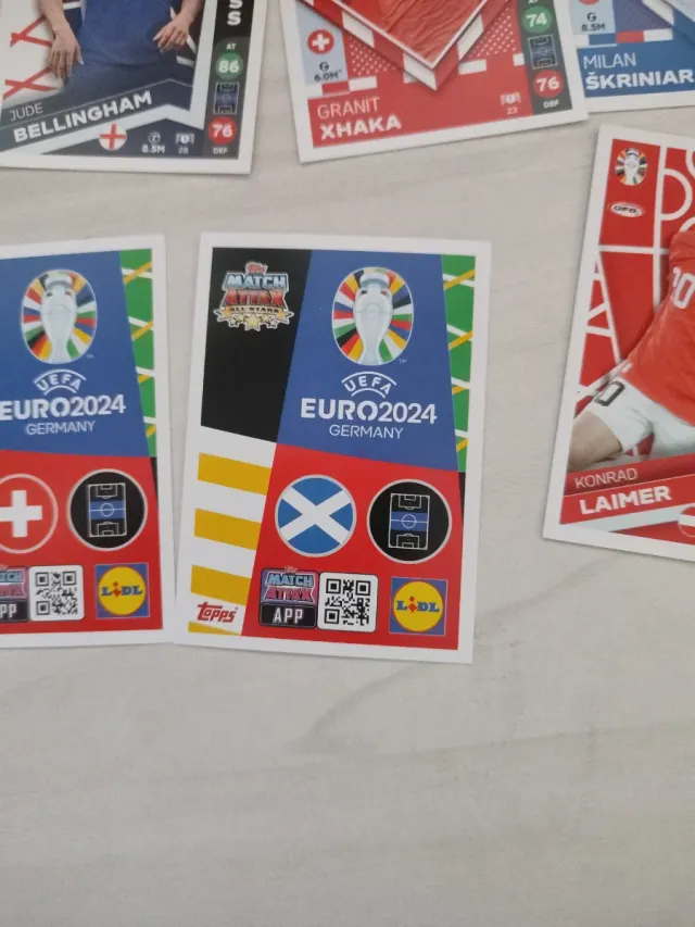 10 Cartas Euro 2024 Topps