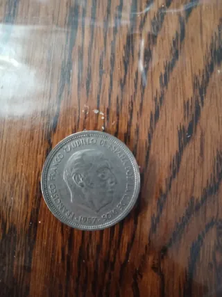 Moneda Antigua 25 PTAS