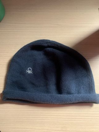 Conjunto Benetton para niñ@: Bufanda y Gorro Azul