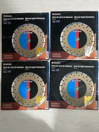 4 Discos Diamante Corte 230mm Parkside