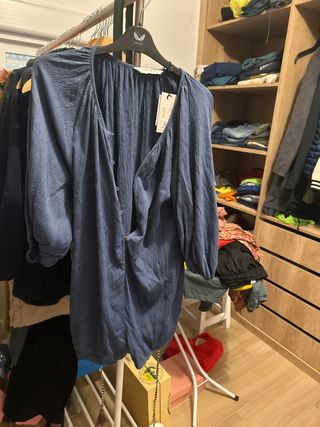 Mono Paisley Talla Única Azul