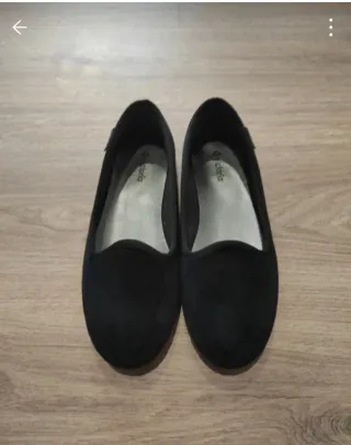 Zapatillas Victoria terciopelo negras