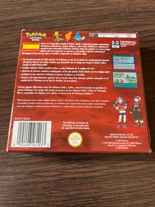 Pokémon Rubí Edición Game Boy Advance