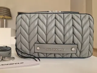 Bolso Karl Lagerfeld Weave Gris