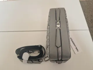 Bolso Karl Lagerfeld Weave Gris
