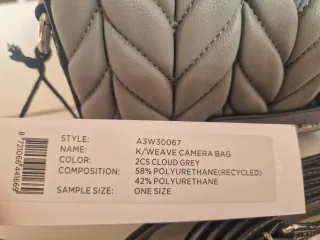 Bolso Karl Lagerfeld Weave Gris