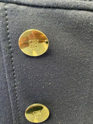 Pantalón de punto azul Carolina Herrera