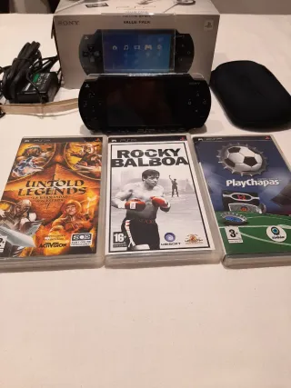PSP Sony + 3 Juegos
