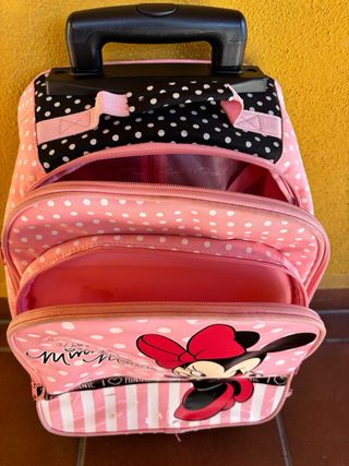 Mochila/Maleta Minnie Mouse con Ruedas