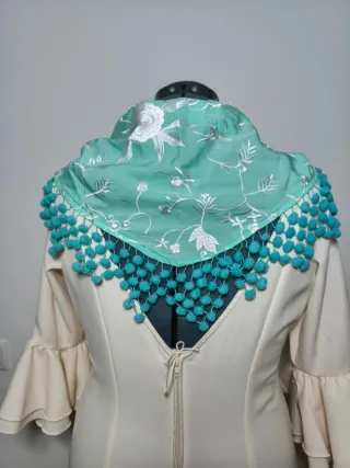 Mantón Flamenca Madroños