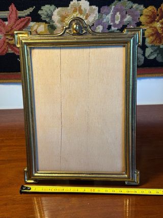 Marco de fotos de bronce