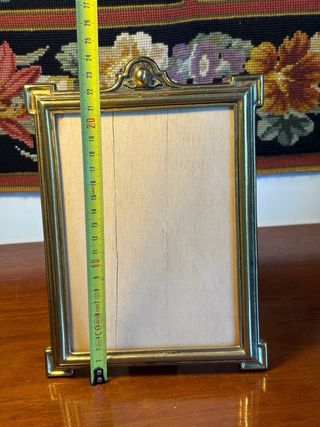 Marco de fotos de bronce