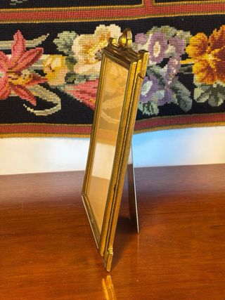 Marco de fotos de bronce