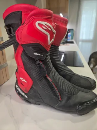 Botas Moto Alpinestars SMX Plus V2 Rojas talla 43