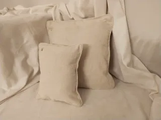 Pareja cojines decorativos bordados florales