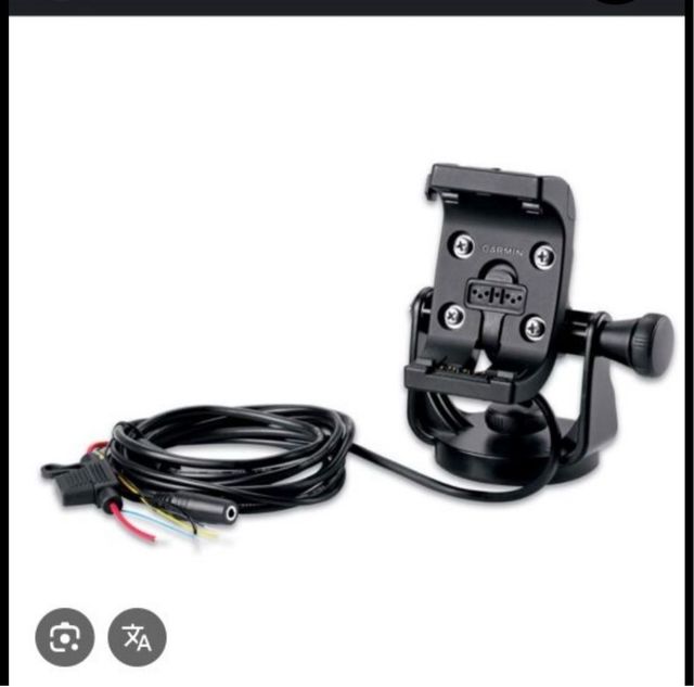 Soporte Garmin con cable de alimentación