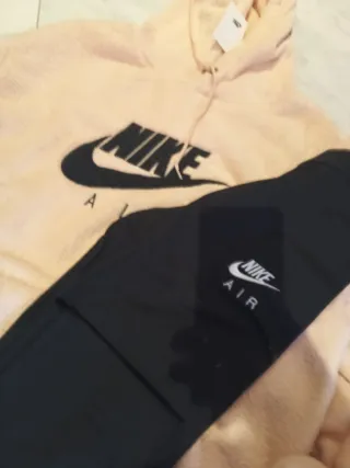 Conjunto Nike Mujer Talla XL Rosa y Negro