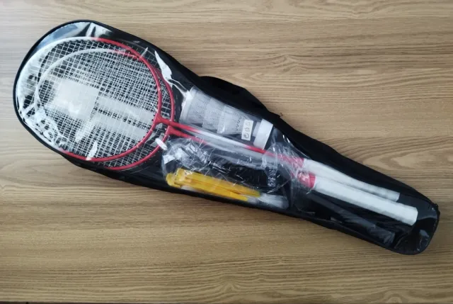 Set de bádminton con funda