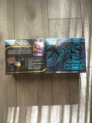 2x Caja Entrenador Élite Phantasmal Flames Sellada