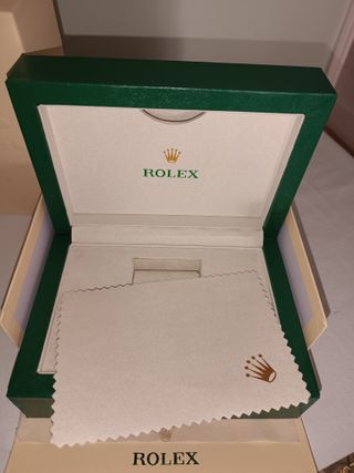 Caja joyero y documentación Rolex
