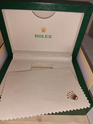 Caja joyero y documentación Rolex